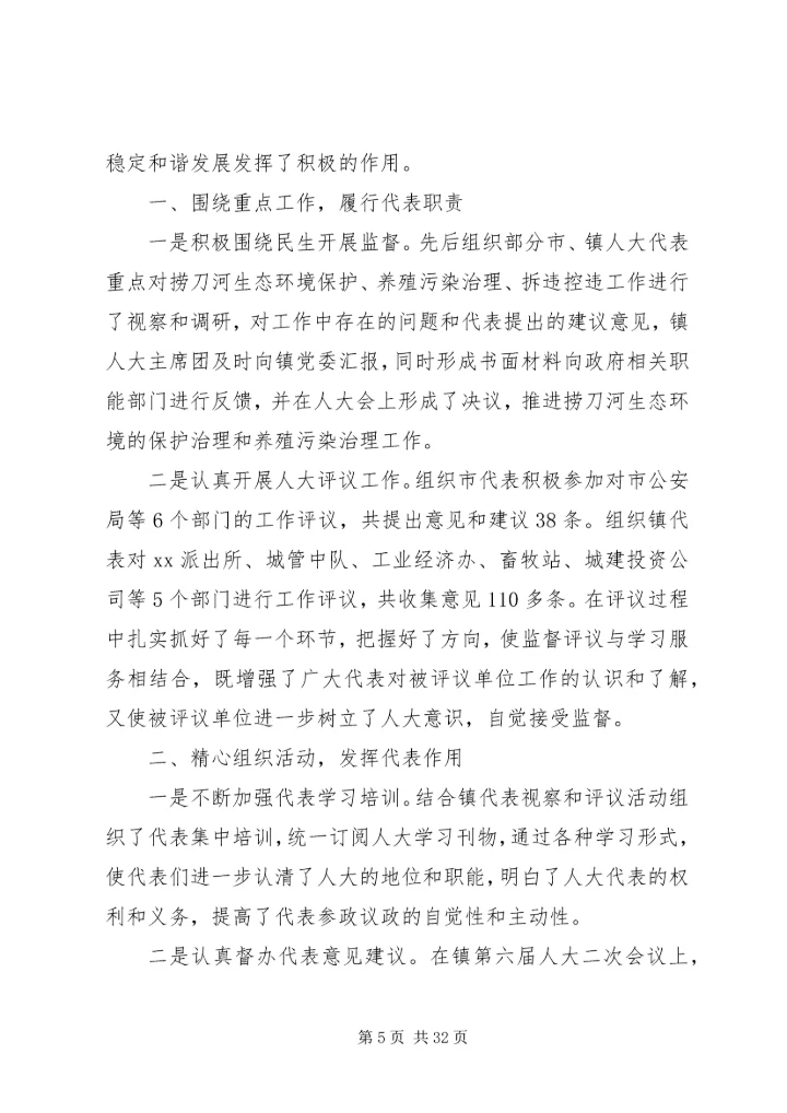 人大某年总结精选5篇.docx