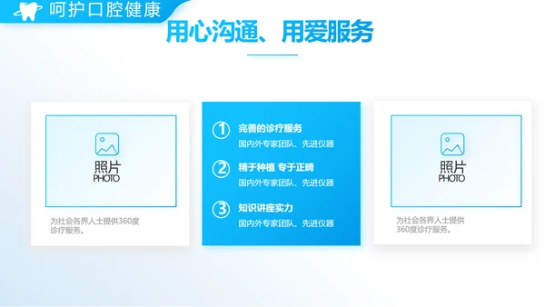 牙科口腔知识宣传演讲动态PPT模板