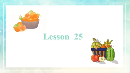 Unit 5 What colour is it Lesson 25- Lesson 26 课件(共