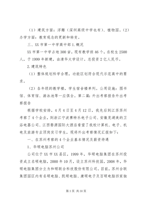 外出考察报告范本.docx