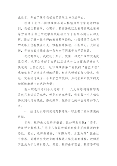 新入职教师培训个人总结.docx