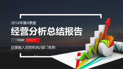 公司经营分析工作总结报告PPT模板