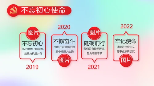 五四青年节激扬青春动态PPT模板