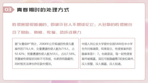 青春期女生心理健康教育讲座通用PPT模板