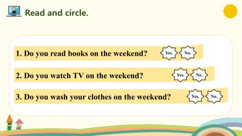 Unit 2 My week Part B Read and write课件（共17张PPT，内嵌音