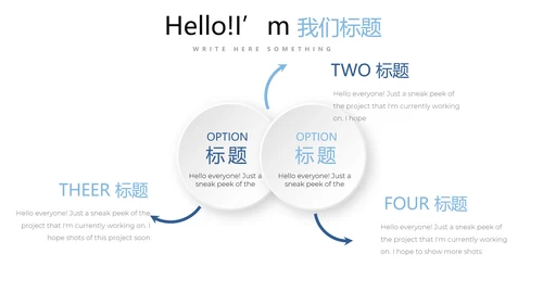 蓝色简约时尚医疗报告动态PPT