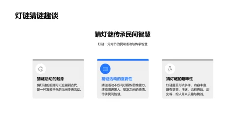 元宵节文化传播报告PPT模板