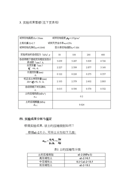 土木关键工程实验实验报告