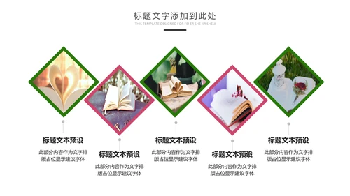 快乐阅读读书教育书香中国动态PPT模板