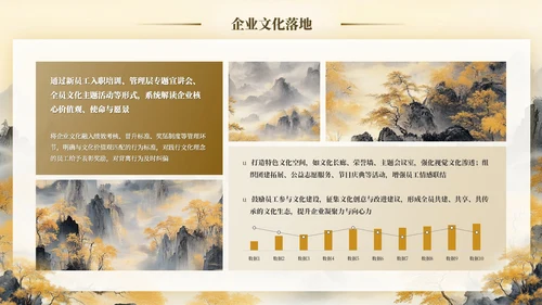 水墨中国风奋楫笃行XX公司人事管理工作季度工作总结通用PPT模板