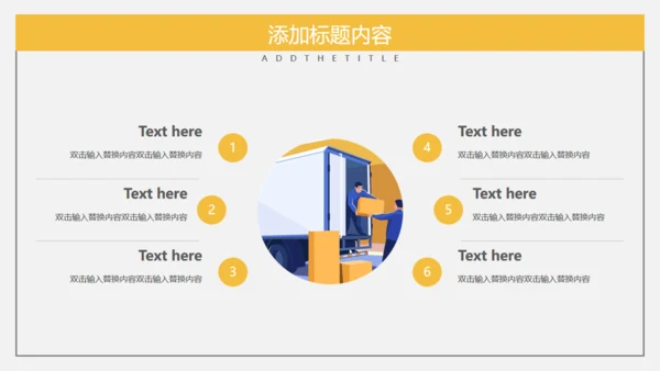物流行业商业计划书通用PPT模板