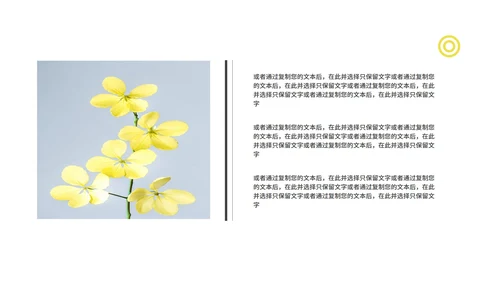 黄色小清新工作总结汇报PPT模板