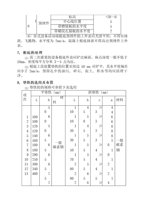 静设备安装施工方案