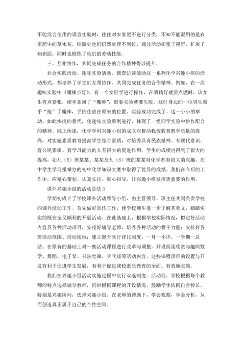 课外兴趣小组的活动总结.docx