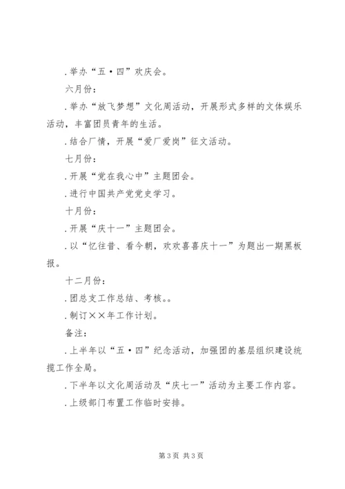 年厂共青团工作计划 (4).docx