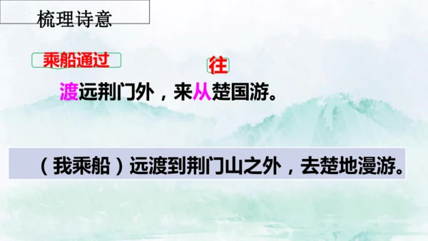 13 唐诗五首《渡荆门送别》课件