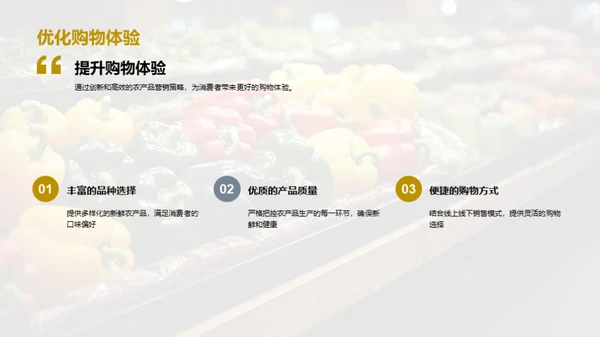 创新农产品营销策略