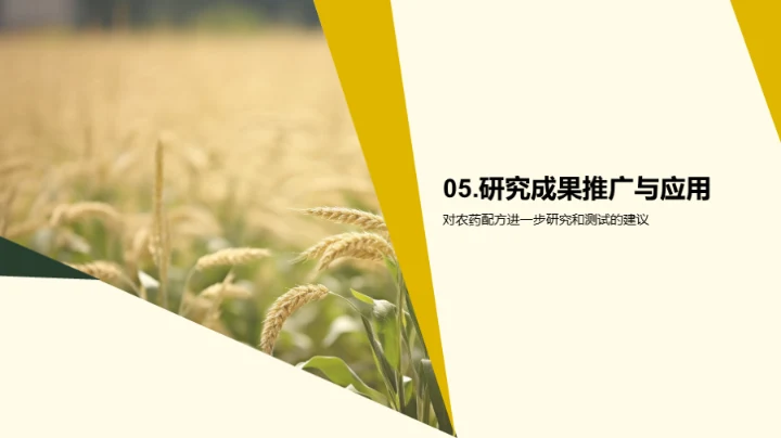 农药创新与农作物保护