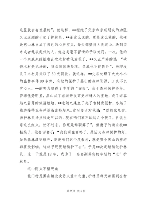 优秀护林员个人先进事迹材料 (2).docx