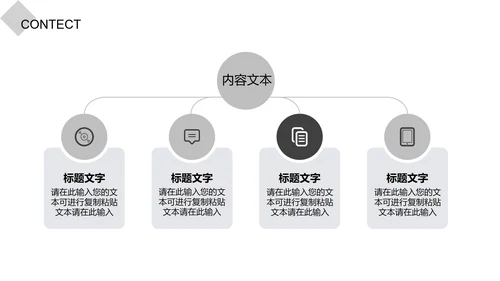 白色都市简约竞聘述职PPT模板