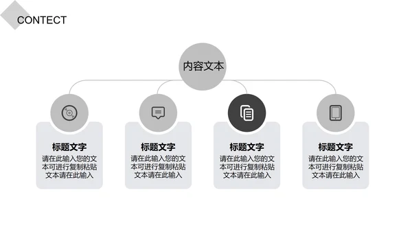 白色都市简约竞聘述职PPT模板