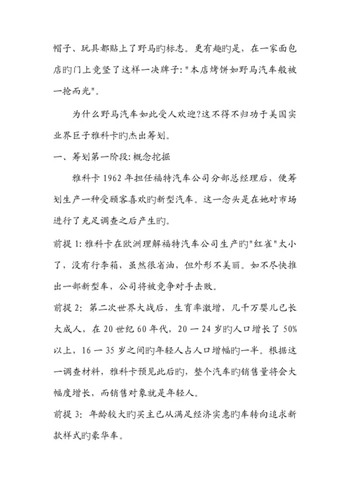 市场营销专题策划的基本标准流程.docx