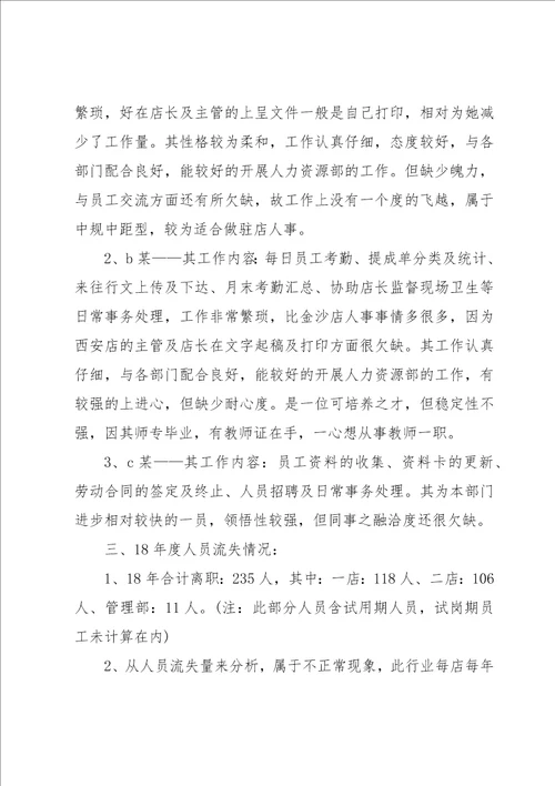 人力资源年终工作总结15篇