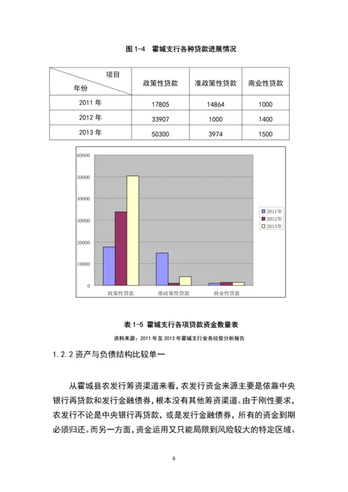 中国农业发展银行新疆分行业务发展战略研究—以霍城支行为例电大金融本科毕业论文.docx