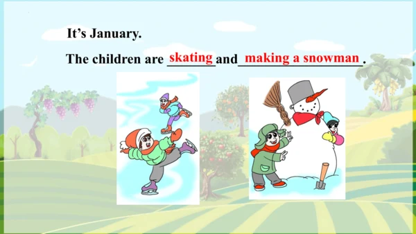 Unit 4 January is the first month. Lesson 22-23 课件