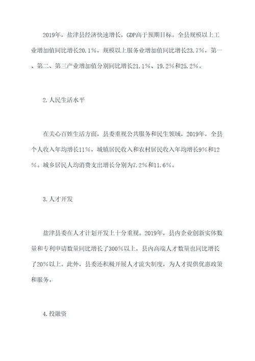盐津县委工作报告