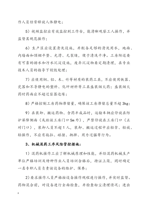烟花爆竹企业安全风险辩识分级管控标准.docx