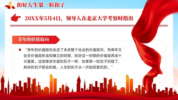 红色党建接青春之火续百年荣光青年团课PPT