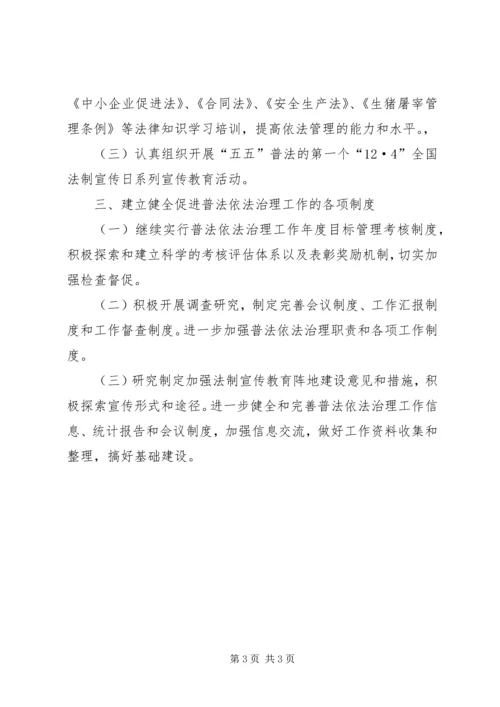 经贸委普法工作安排 (4).docx