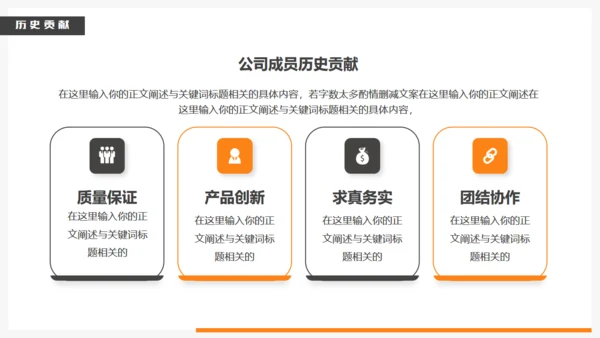 商管企业团队介绍通用PPT模板