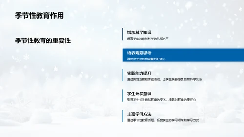 雪季科教启示录