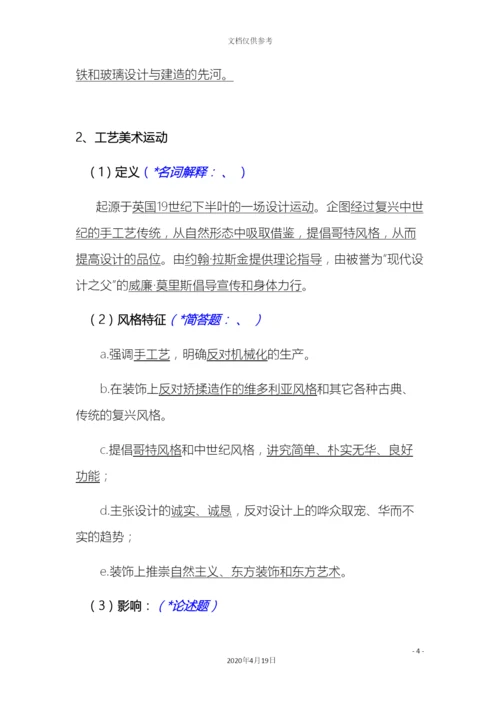 世界现代设计史考研重点笔记整理.docx