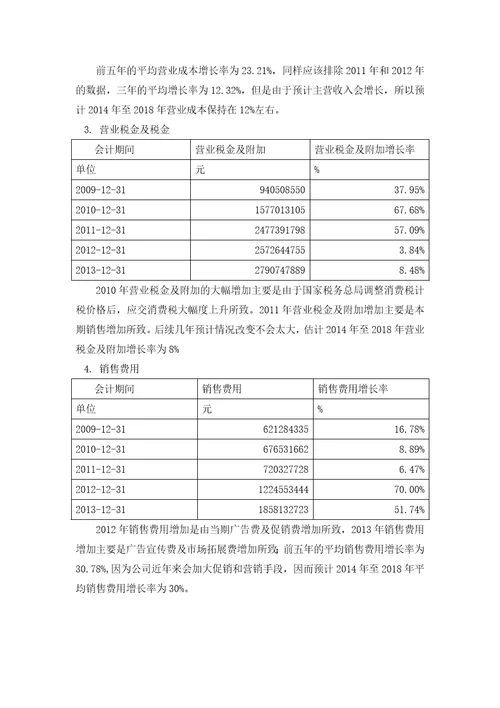 茅台企业价值评