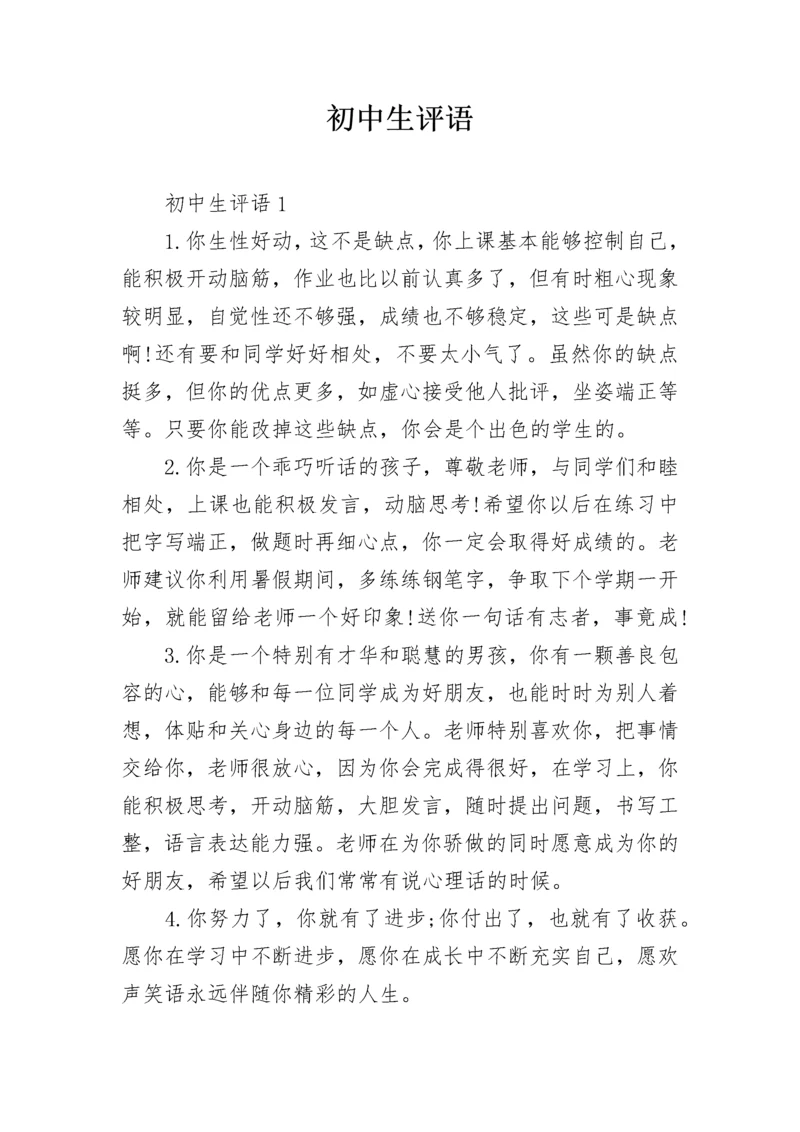 初中生评语_13.docx