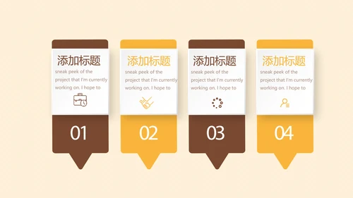 橙色面包店蛋糕动态PPT