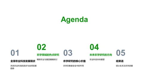 农科技进步讲座PPT模板
