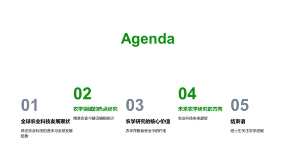 农科技进步讲座PPT模板
