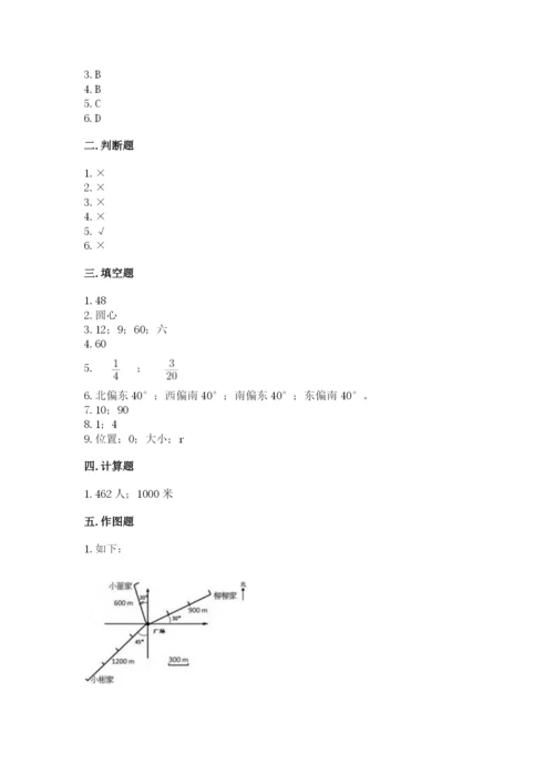 小学数学六年级上册期末考试试卷附完整答案（有一套）.docx