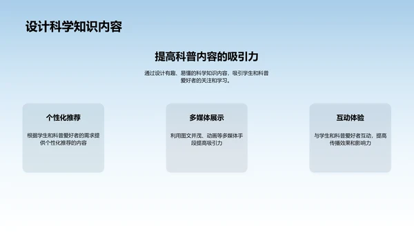 利用新媒体传播科学知识