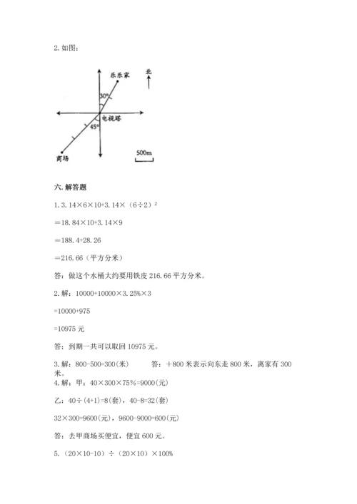 最新人教版六年级下册数学期末测试卷精品【考点梳理】.docx
