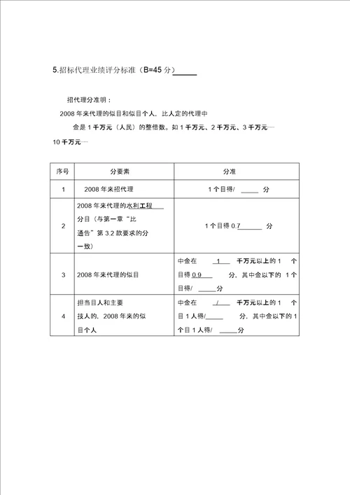 招标代理机构比选办法