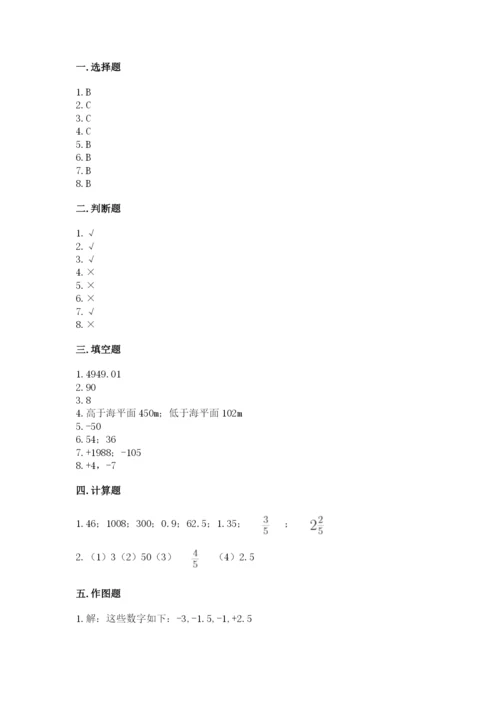 六年级下册数学期末测试卷含答案【基础题】.docx