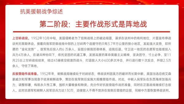 学习抗美援朝精神通用PPT模板