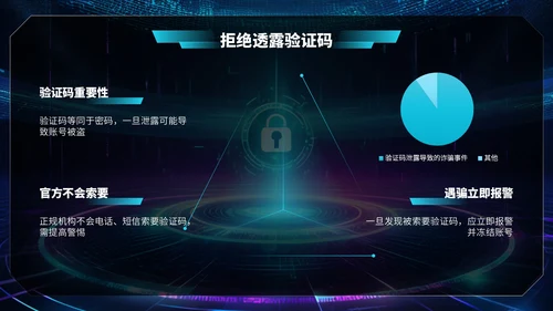 深蓝色科技风网络安全宣传周科普讲座PPT模板
