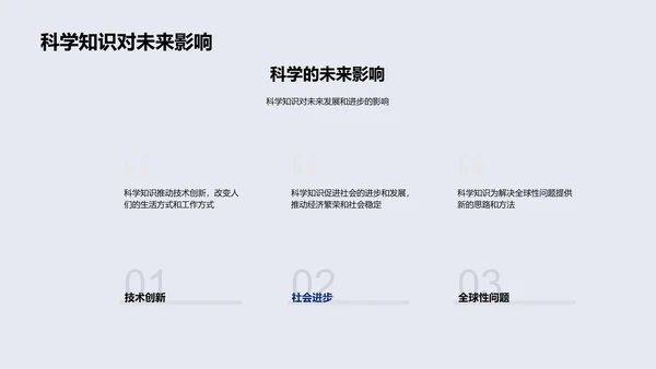 初一科学概念讲座PPT模板