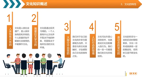 商务高管培训企业文化阐述PPT模板